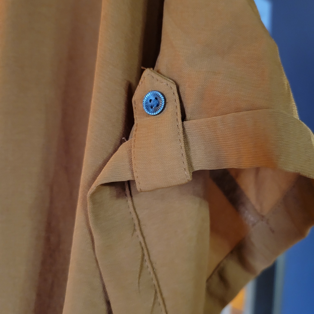 Maurices Short Sleeve Tunic Top — Rust Tan - Picture 3 of 4
